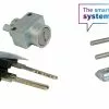 ABUS - Serrure Pour Batterie Bosch PowerTube 750 Wh Smart System