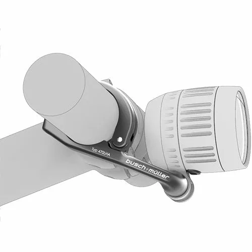 B&M Busch & Müller - Support D'éclairage Pour Guidon - Aluminium 2 B&M Busch & Müller - Support D'éclairage Pour Guidon - Aluminium – Image 2