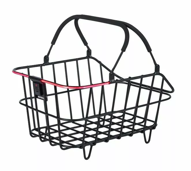 Basil - Panier Vélo Avec LED Intégrées - Cento Alu Multi System Nordlicht 1 Basil - Panier Vélo Avec LED Intégrées - Cento Alu Multi System Nordlicht