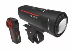 Trelock - Set D'éclairage Avant/arrière LS 600 I-GO Vector & LS 740 I-GO